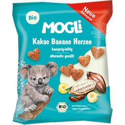 MOGLi Bio Kakao Banane Herzen