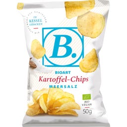 BioArt Organic Crisps- Sea Salt - 50 g