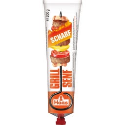 Haas Senape per Barbecue - Piccante - 200 g