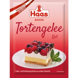 Haas Tortengelee Rot - 33 g