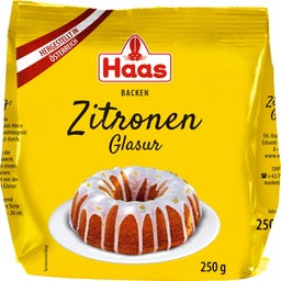 Haas Zitronenglasur - 250 g