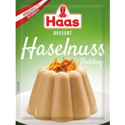 Haas Pudding - Haselnuss