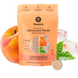 Solid Drinks - Peach Iced Tea - Vitamins C & B - 12 Brausetabl.
