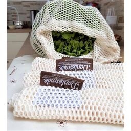 Dantesmile Netz-Taschen aus Bio-Baumwolle 3er-Set - 1 Set
