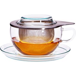 Demmers Teehaus Kräutertee Tasse Glas 0,4l - 1 Stk.