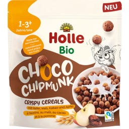 Holle Bio Crispy Cereals Choco Chipmunk - 125 g