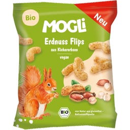 MOGLi Organic Peanut Flips with Chickpeas - 30 g