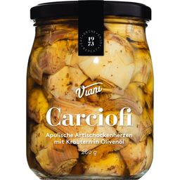 Viani Alimentari CARCIOFI - Articsóka fűszerekkel olajban - 260 g
