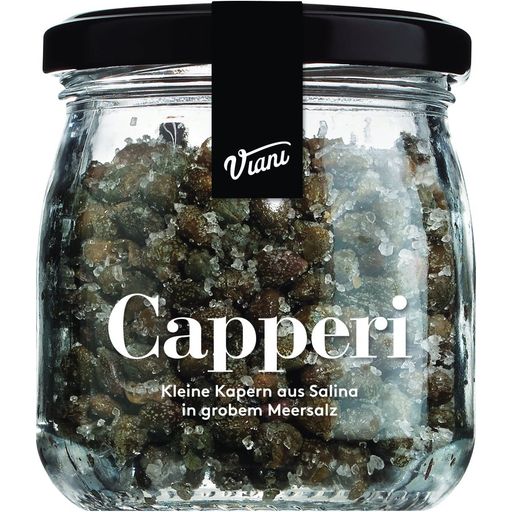 Viani Alimentari CAPPERI - Capers from Salina in Sea Salt - 120 g