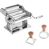 Macchina per Pasta Atlas+ Chrome Design con Stampini per Ravioli