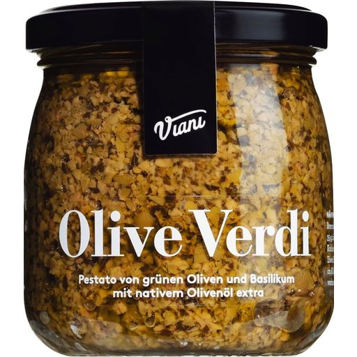 OLIVE VERDI - Pesto De Aceitunas Verdes Y Albahaca - 170 g