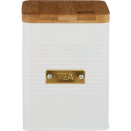 OTTO COLLECTION quadratischer Vorratsbehälter, weiß, 1,4 Liter - Tee