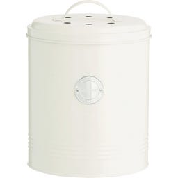 LIVING Kompostbehälter, pastellcreme, 2,5 Liter
