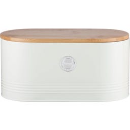 LIVING Bread Bin, 7.5 litres - Pastel Cream