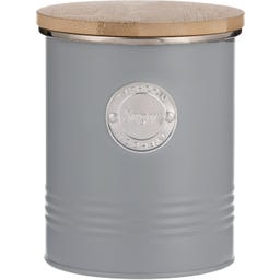 LIVING Vorratsbehälter Zucker, 1 Liter - pastellgrau