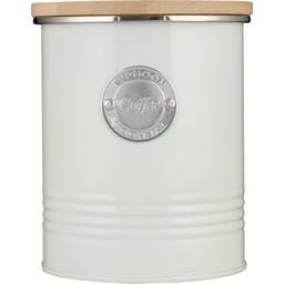 LIVING Förvaringsburk Kaffe, 1 Liter - Pastellkräm