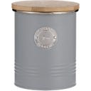 LIVING Vorratsbehälter Tee, 1 Liter - pastellgrau