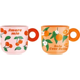 Mercato della Frutta - Set di 2 Mug - Frutti Misti - 1 pz.