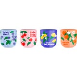 Mercato Della Frutta Espressobecher 4er-Set &ndash; Gemischte Fr&uuml;chte