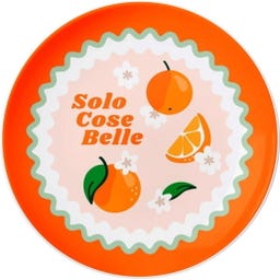 Mercato Della Frutta Dessertteller Ø 20 cm, Orange - 1 Stk.