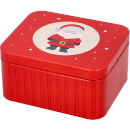 Geschenkbox Happy Santa, rot - 1 Stk.