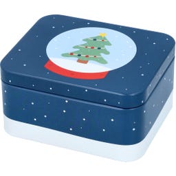 Geschenkbox Let is snow, blau - 1 Stk.