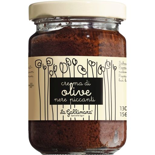 La Gallinara Crème Piquante aux Olives Noires - 130 g