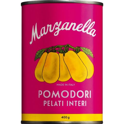 Tomates Amarillos Enteros Pelados - Marzanella - 24 x 400 g