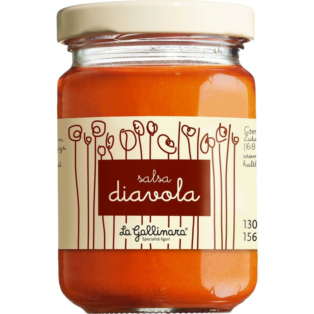 La Gallinara Sauce du Diable, 130 g Boutique en ligne Piccantino France
