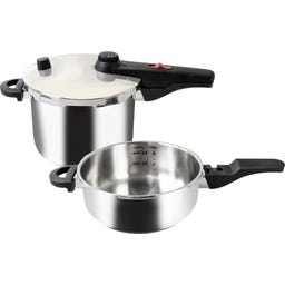 KELOmat Schnellkochtopf Set 22 cm, 6 + 3 L - 1 Set