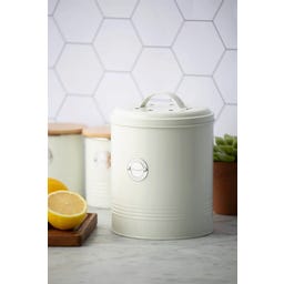 LIVING Kompostbehälter, pastellcreme, 2,5 Liter
