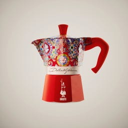Moka Express Dolce & Gabbana Carretto Siciliano - 3 Tassen
