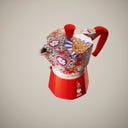 Moka Express Dolce & Gabbana Carretto Siciliano - 3 Tassen