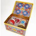 Dolce&Gabbana - Carrito Siciliano - Set Moka Express: 3 Tazas + Perfetto Moka Irresistibile 200 g