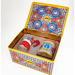 Dolce&Gabbana - Carrito Siciliano - Set Moka Express: 3 Tazas + Perfetto Moka Irresistibile 200 g