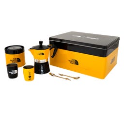 The North Face - Set Moka Express: 3 Tazas + 2 Vasitos, 2 Cucharillas y Café Perfetto Moka 100 g - 1 pieza
