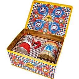 Dolce&Gabbana - Carretto Siciliano - Set Moka Express 3 Tazzine + Perfetto Moka Irresistibile 200 g