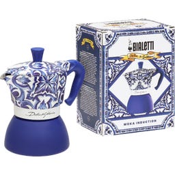 Moka Express Dolce & Gabbana Induktion Blu Mediterraneo - 4 Tassen