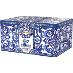 Geschenkbox Dolce & Gabbana Moka Express 6 Tassen Blu Mediterraneo + 3 Espressobecher und Rührstäbchen