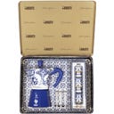 Geschenkbox Dolce & Gabbana Moka Express 6 Tassen Blu Mediterraneo + 3 Espressobecher und Rührstäbchen