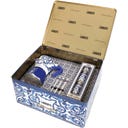 Geschenkbox Dolce & Gabbana Moka Express 6 Tassen Blu Mediterraneo + 3 Espressobecher und Rührstäbchen