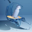 asobu Borraccia Termica - Delfino, 460 ml