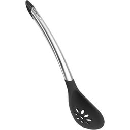 Elegance - geschlitzter Kochlöffel, 30,5 cm - schwarz