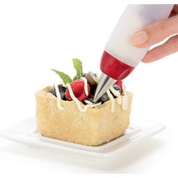 Deluxe - Silikon-Dekorierstift mit 2 Tüllen - 1 Stk.