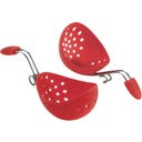 Silikon-Eier-Pochierer - rot,  2er Set - 1 Set