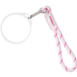Dopper Wrist Cord White Mug Ring - Cherry Pink
