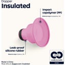 Dopper Insulated Cap - 580 ml - Pelican Pink