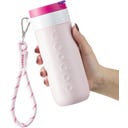 Dopper Wrist Cord White Mug Ring - Cherry Pink