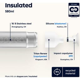 Dopper Insulated - 580 ml - Silver