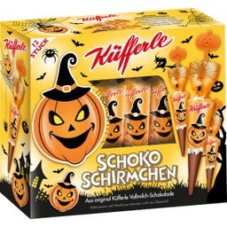 Ombrellini di Cioccolato - Zucca di Halloween, 12 pz. - 162 g